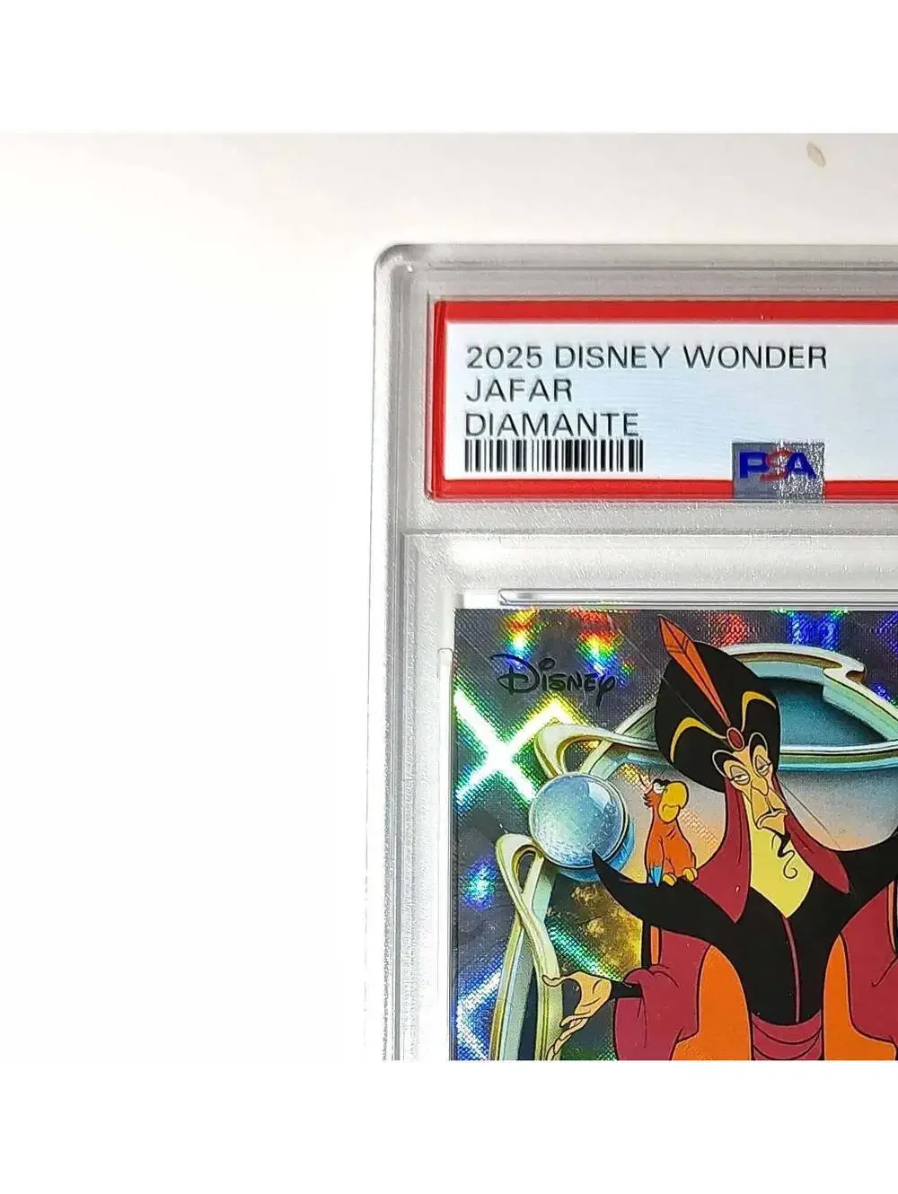 Jafar 2025 Topps Disney Wonder #52 Winter Variant Card Aladdin PSA 8